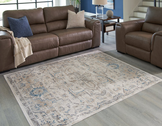 Myers Furniture Outlet - Ashley Furniture - Barkham Rug - 5'3" x 7' Washable Rug / Multi - R405552
