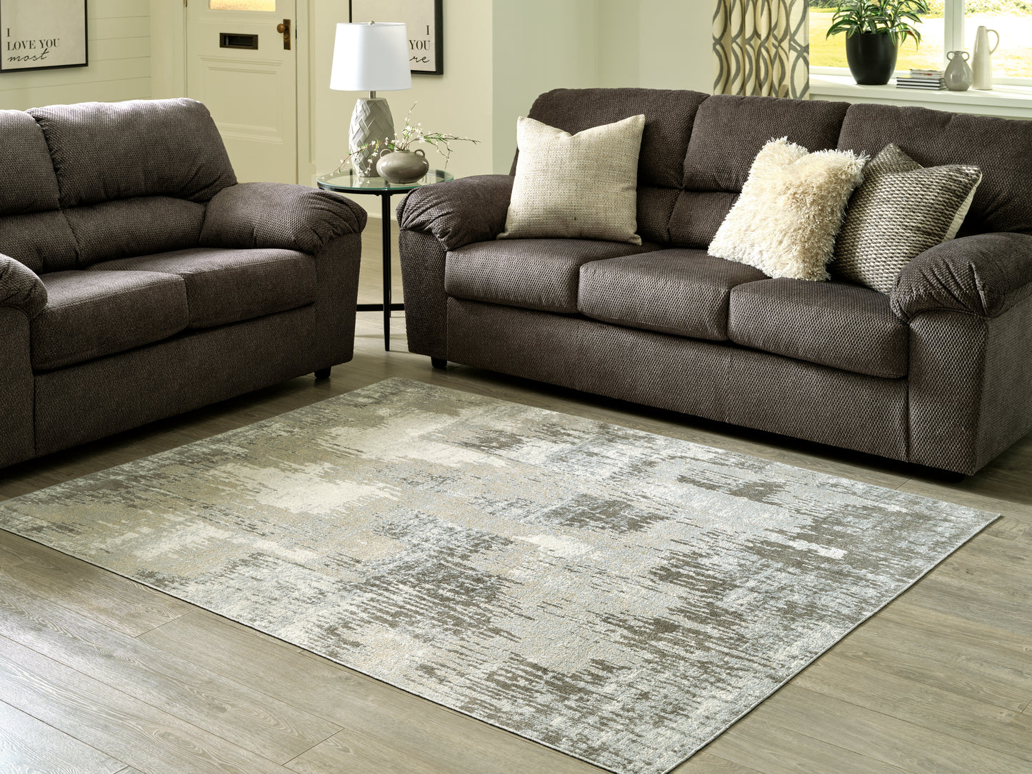 Myers Furniture Outlet - Ashley Furniture - Arriston Rug - 7'10" x 10' Washable Rug / Multi - R405561