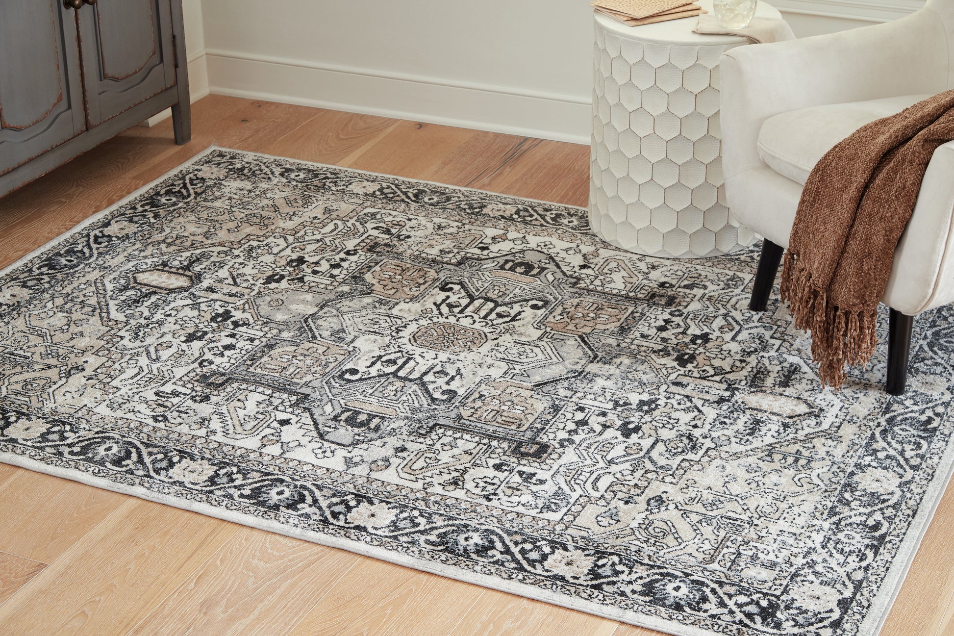 Myers Furniture Outlet - Ashley Furniture - Gregmoore Rug - 5'2" x 6'10" Washable Rug / Multi - R405822