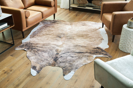 Myers Furniture Outlet - Ashley Furniture - Sportsmen Rug - 6'5" x 7'11" Rug / Brown - R406012