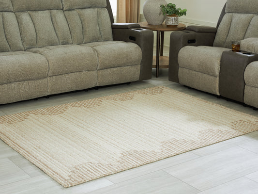 Myers Furniture Outlet - Ashley Furniture - Emorymore Rug - Large Rug / Brown/Beige - R407301