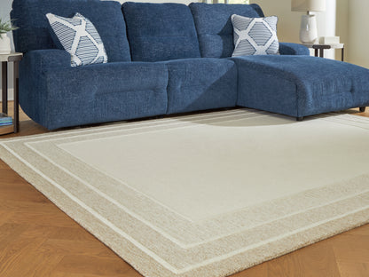 Myers Furniture Outlet - Ashley Furniture - Teelgan Rug - Large Rug / Ivory/Tan - R407311