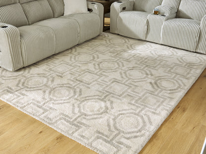 Myers Furniture Outlet - Ashley Furniture - Maconville Rug - Large Rug / Ivory/Gray - R407321