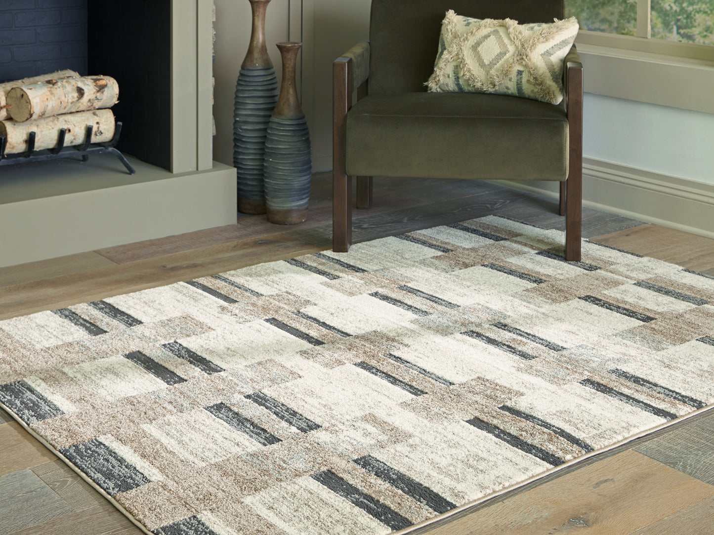 Myers Furniture Outlet - Ashley Furniture - Alstone Rug - 5'3" x 7' Area Rug / Multi - R407732
