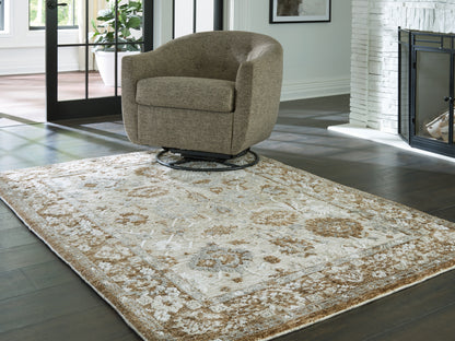 Myers Furniture Outlet - Ashley Furniture - Ainswick Rug - Memory Foam Medium Rug / Brown/Beige/Gray - R407882