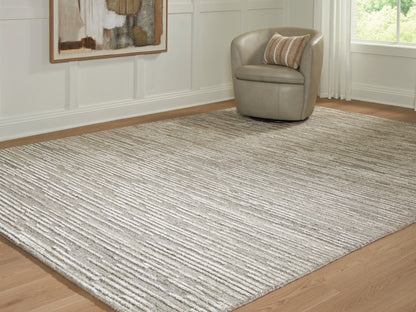 Myers Furniture Outlet - Ashley Furniture - Eljory Rug - Extra Large Rug / Gray - R408200