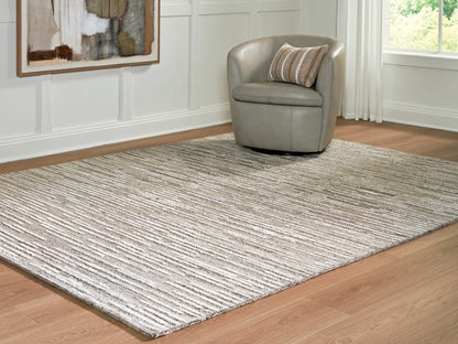 Myers Furniture Outlet - Ashley Furniture - Eljory Rug - Large Rug / Gray - R408201