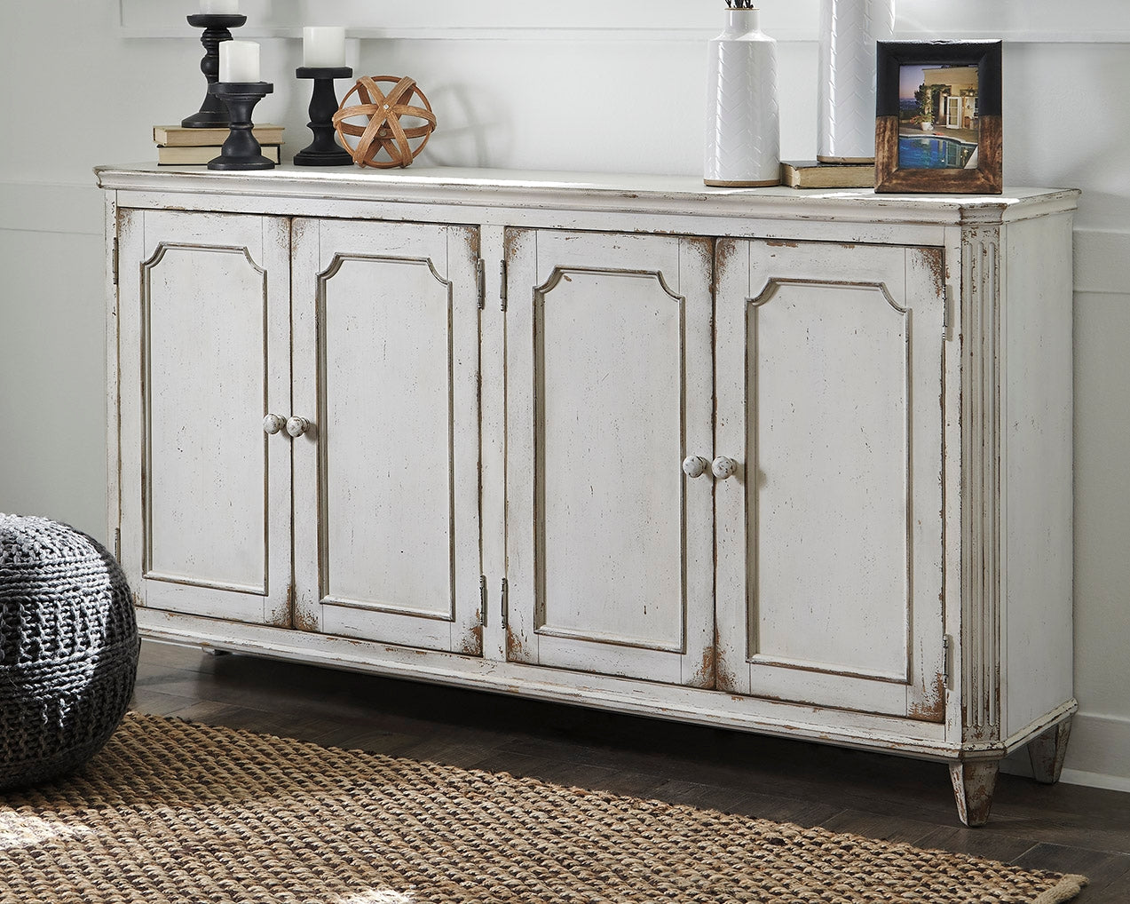 Myers Furniture Outlet - Ashley Furniture - Mirimyn Accent Cabinet - Accent Cabinet / Antique White - T505-560
