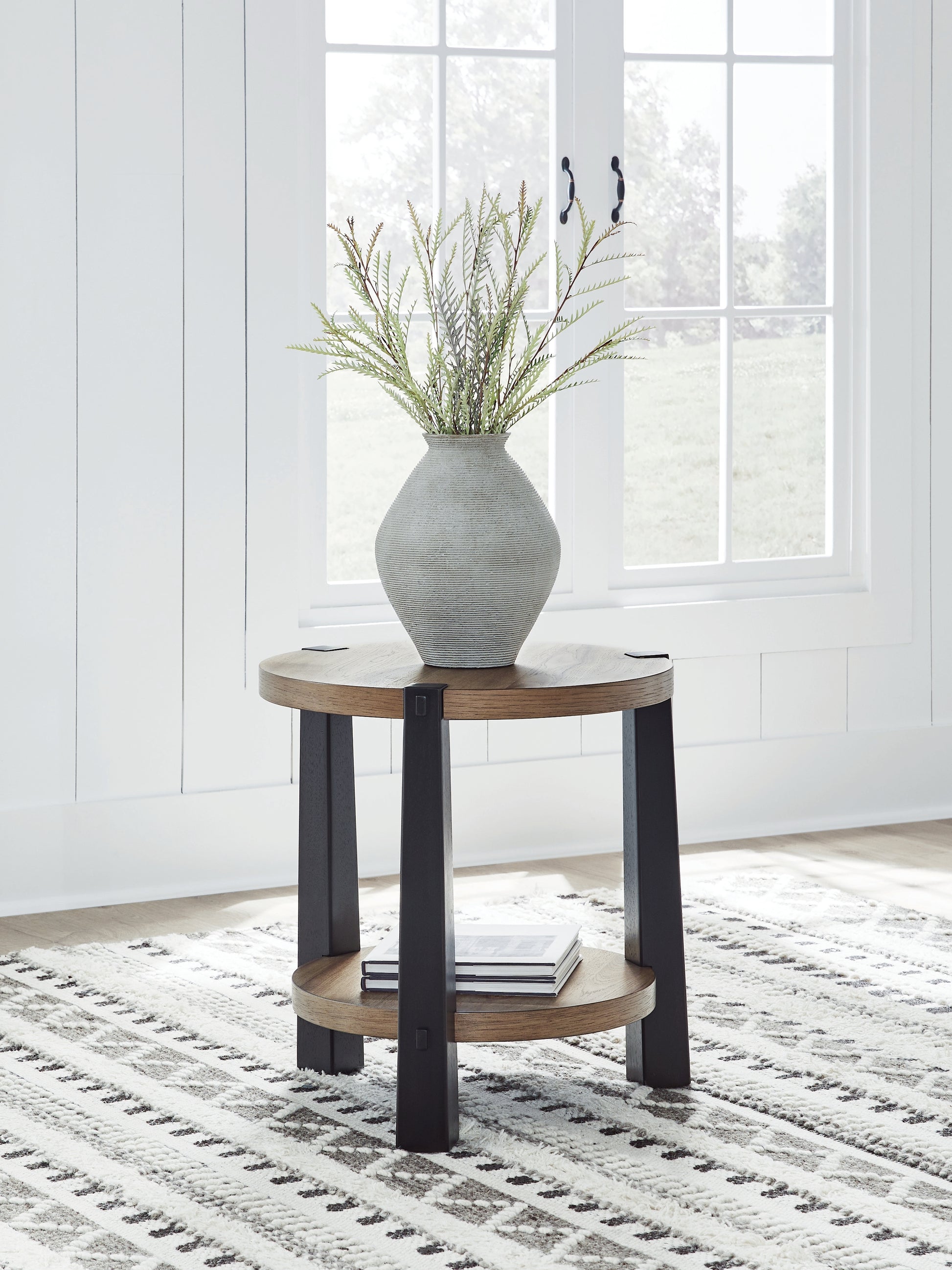 Myers Furniture Outlet - Ashley Furniture - Ridgester End Table - Round End Table - T518-6