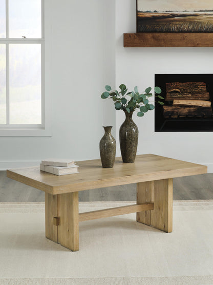 Myers Furniture Outlet - Ashley Furniture - Crendlin Coffee Table - Rectangular Cocktail Table - T537-1