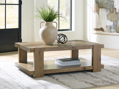 Myers Furniture Outlet - Ashley Furniture - Flangren Coffee Table - Rectangular Cocktail Table - T553-1