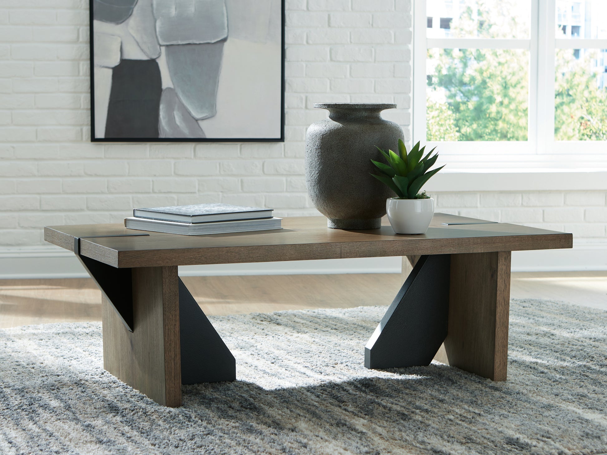 Myers Furniture Outlet - Ashley Furniture - Kandinew Coffee Table - Rectangular Cocktail Table - T554-1