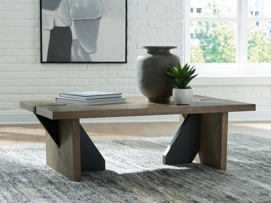 Myers Furniture Outlet - Ashley Furniture - Kandinew Coffee Table - Rectangular Cocktail Table - T554-1