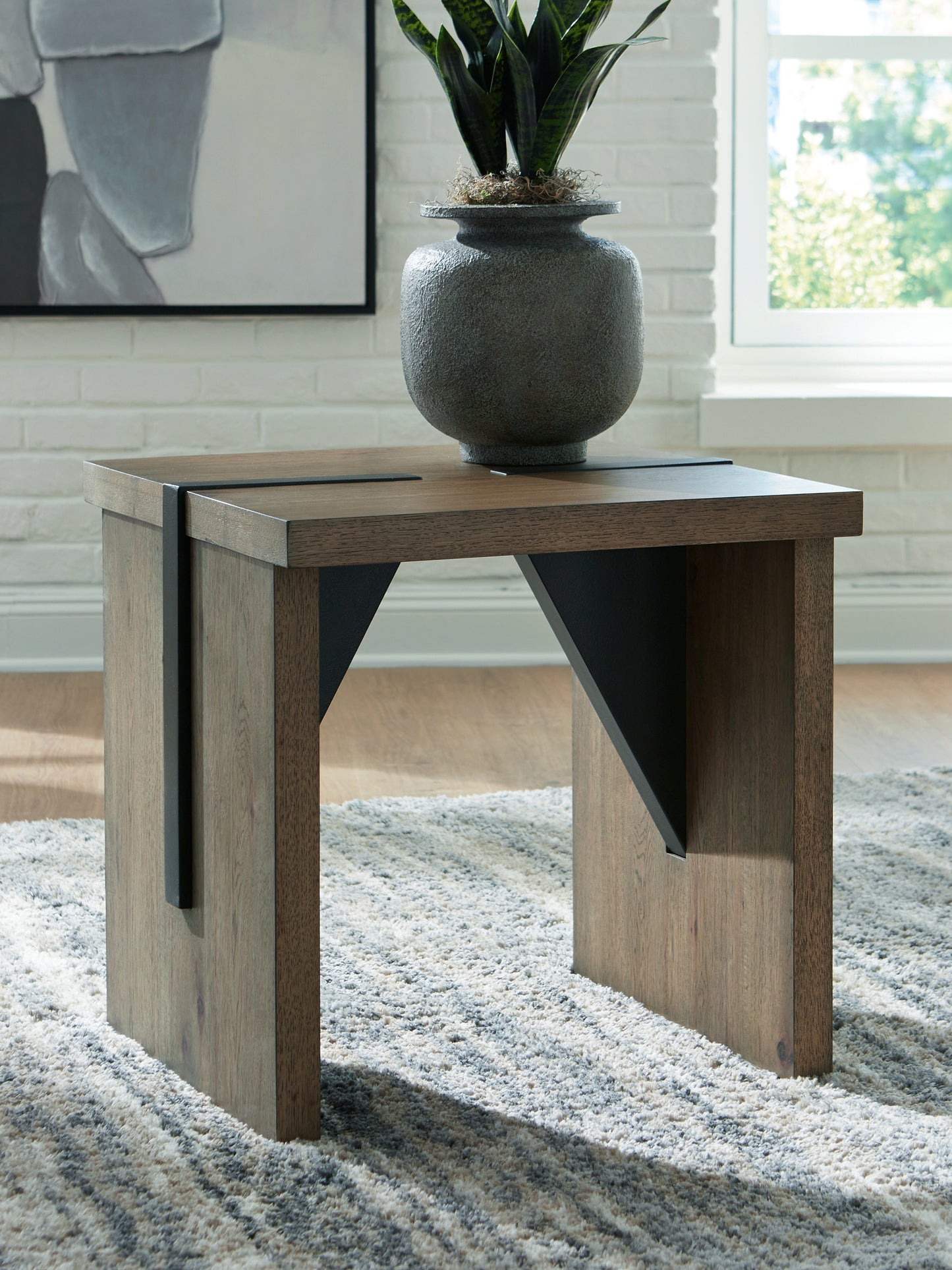 Myers Furniture Outlet - Ashley Furniture - Kandinew End Table - Square End Table - T554-2