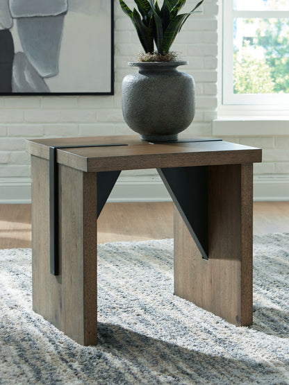 Myers Furniture Outlet - Ashley Furniture - Kandinew End Table - Square End Table - T554-2