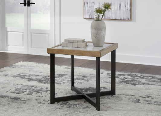 Myers Furniture Outlet - Ashley Furniture - Montia End Table - Square End Table / Multi - T632-2