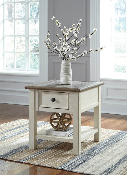 Myers Furniture Outlet - Ashley Furniture - Bolanburg End Table - Rectangular End Table / Two-tone - T637-3