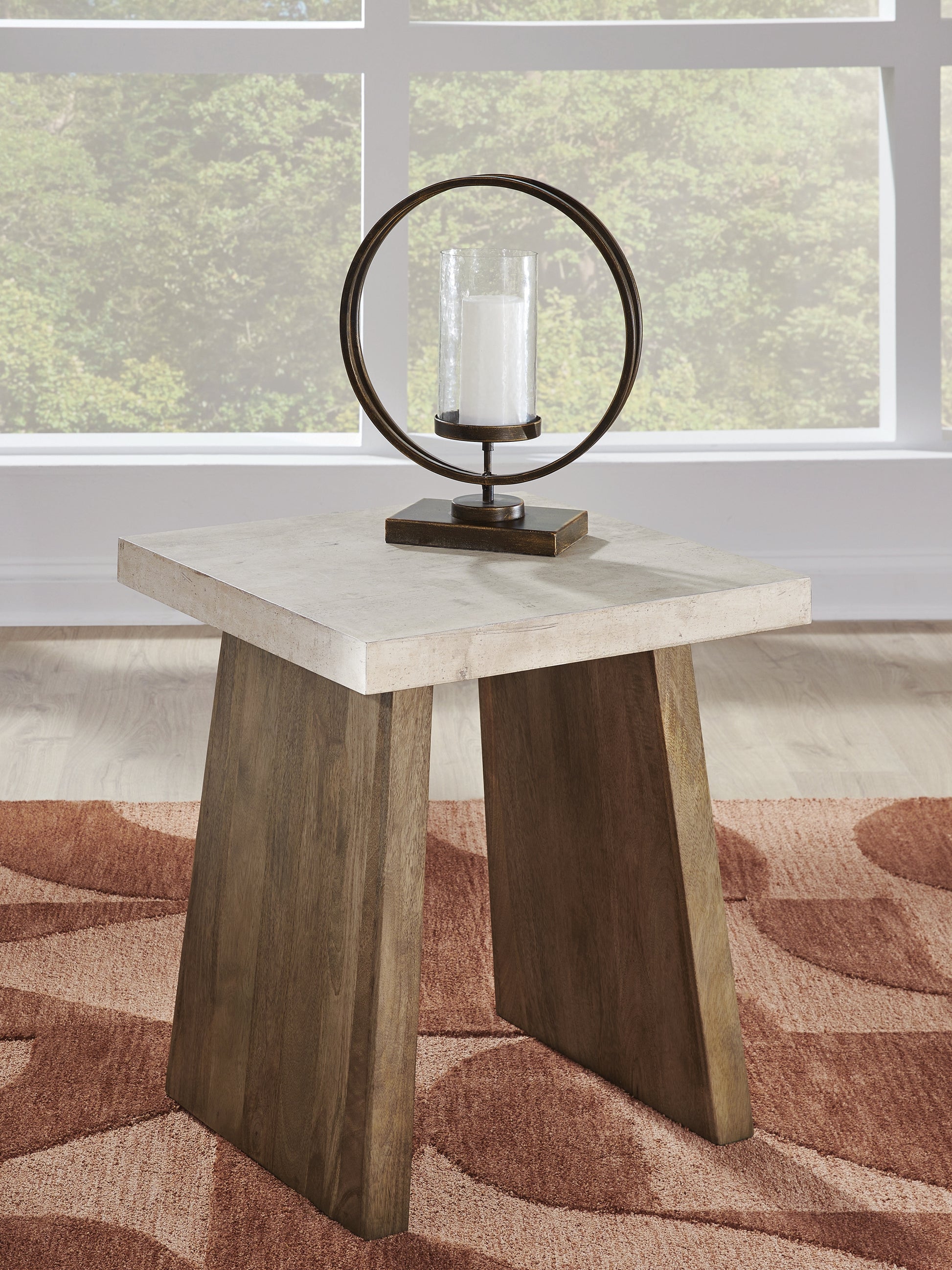 Myers Furniture Outlet - Ashley Furniture - Brendalhouse End Table - Square End Table / Light Brown - T642-2