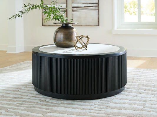 Myers Furniture Outlet - Ashley Furniture - Grayman Coffee Table - Round Cocktail Table - T650-8