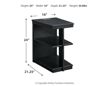 Winbardi Chairside End Table