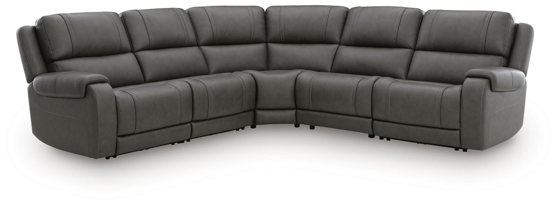 Myers Furniture Outlet - Ashley Furniture - 5Z - Pittson Sectional - 5-Piece Power Reclining Sectional - PCU12600S9