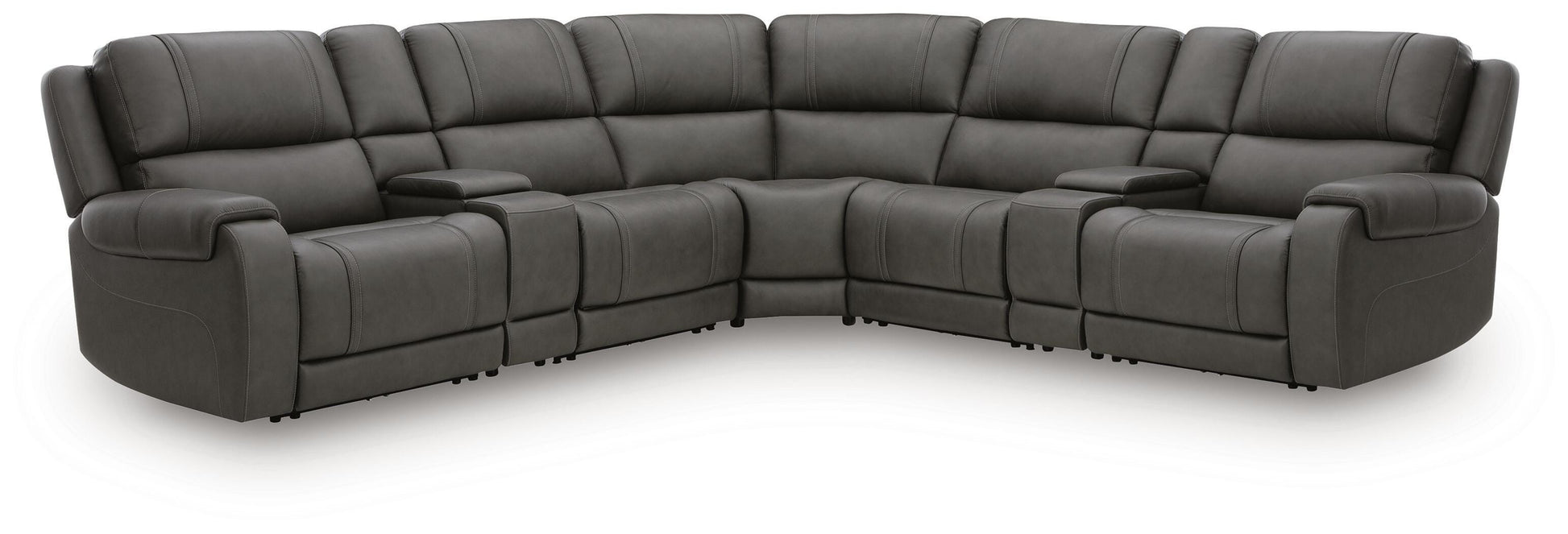 Myers Furniture Outlet - Ashley Furniture - 5Z - Pittson Sectional - 7-Piece Power Reclining Sectional - PCU12600S10