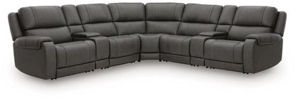 Myers Furniture Outlet - Ashley Furniture - 5Z - Pittson Sectional - 7-Piece Power Reclining Sectional - PCU12600S10