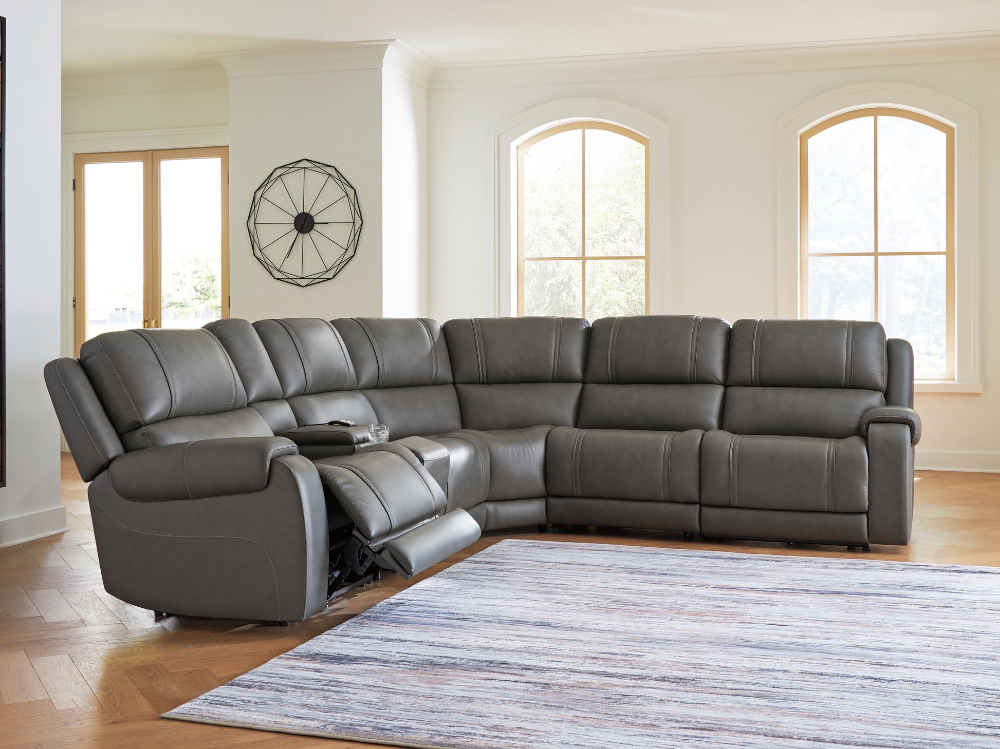 Myers Furniture Outlet - Ashley Furniture - 5Z - Pittson Sectional - 6-Piece Power Reclining Sectional - PCU12600S5