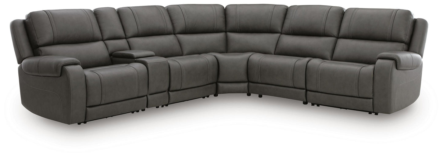 Myers Furniture Outlet - Ashley Furniture - 5Z - Pittson Sectional - 6-Piece Power Reclining Sectional - PCU12600S12