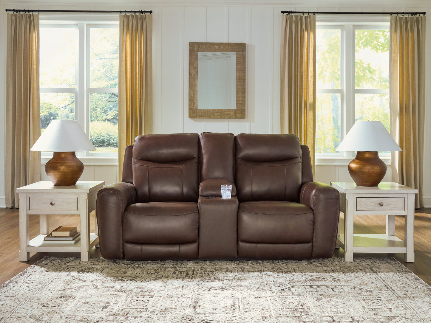 Myers Furniture Outlet - Ashley Furniture - Gravier Living Room - PWR REC Loveseat/CON/ADJ HDRST / Cordova - U1330118