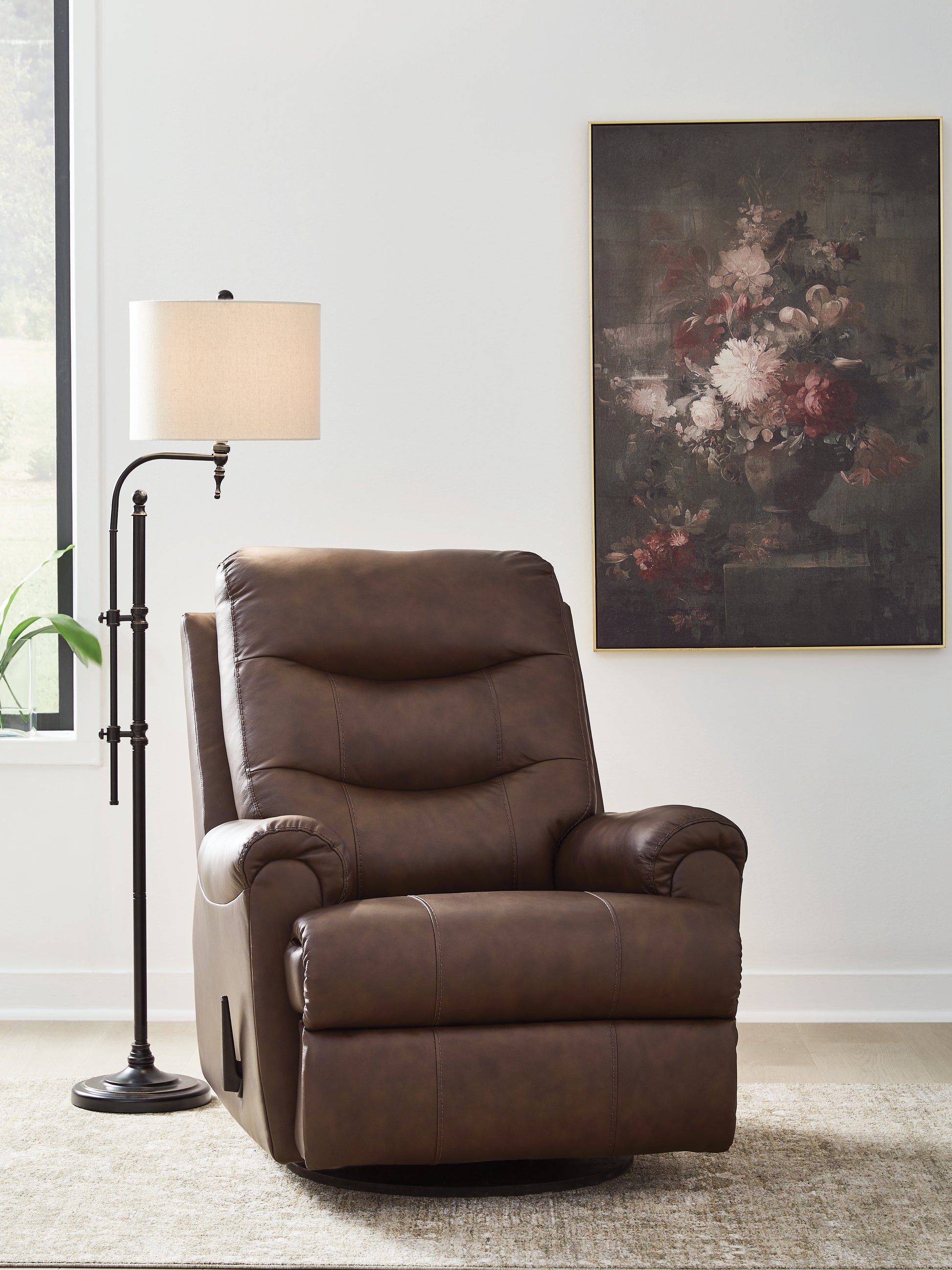 Myers Furniture Outlet - Ashley Furniture - Flynwood Living Room - Swivel Glider Recliner - PCU1340061