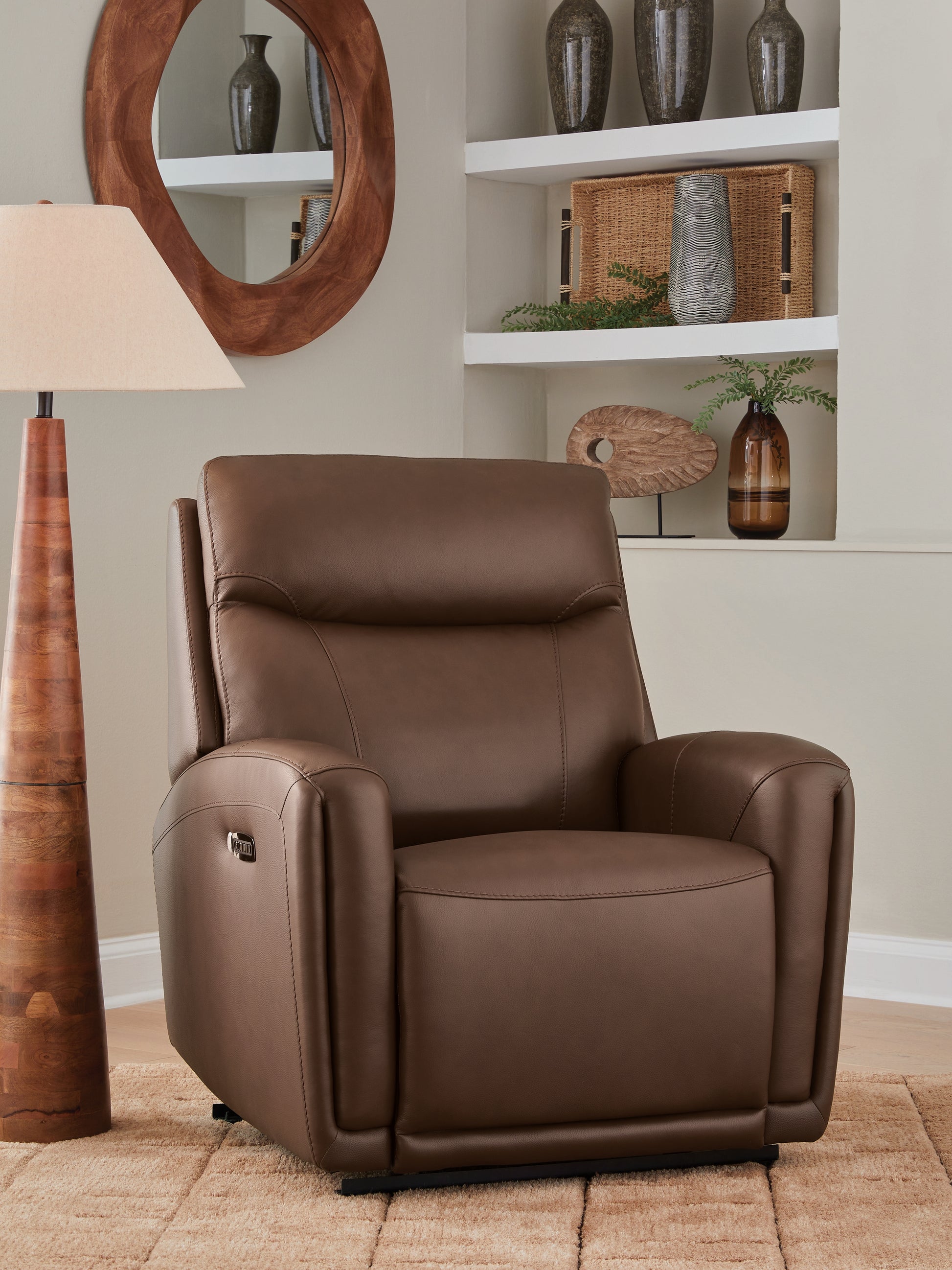 Myers Furniture Outlet - Ashley Furniture - Pincara Living Room - PWR AutoGlide REC/ADJ Headrest - PCU1380242