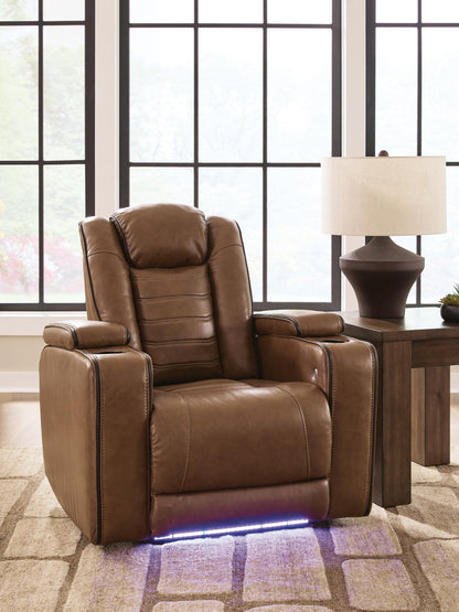 Myers Furniture Outlet - Ashley Furniture - Gruaro Living Room - PWR Recliner/ADJ Headrest - PCU1420013