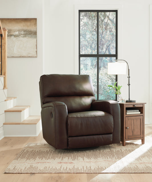 Myers Furniture Outlet - Ashley Furniture - Emberla Living Room - Swivel Glider Recliner / Coffee - U4480561
