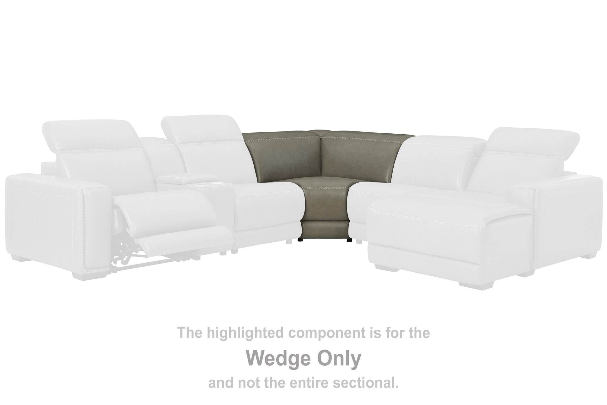 Myers Furniture Outlet - Ashley Furniture - Correze Sectional - Wedge / Gray - U9420277