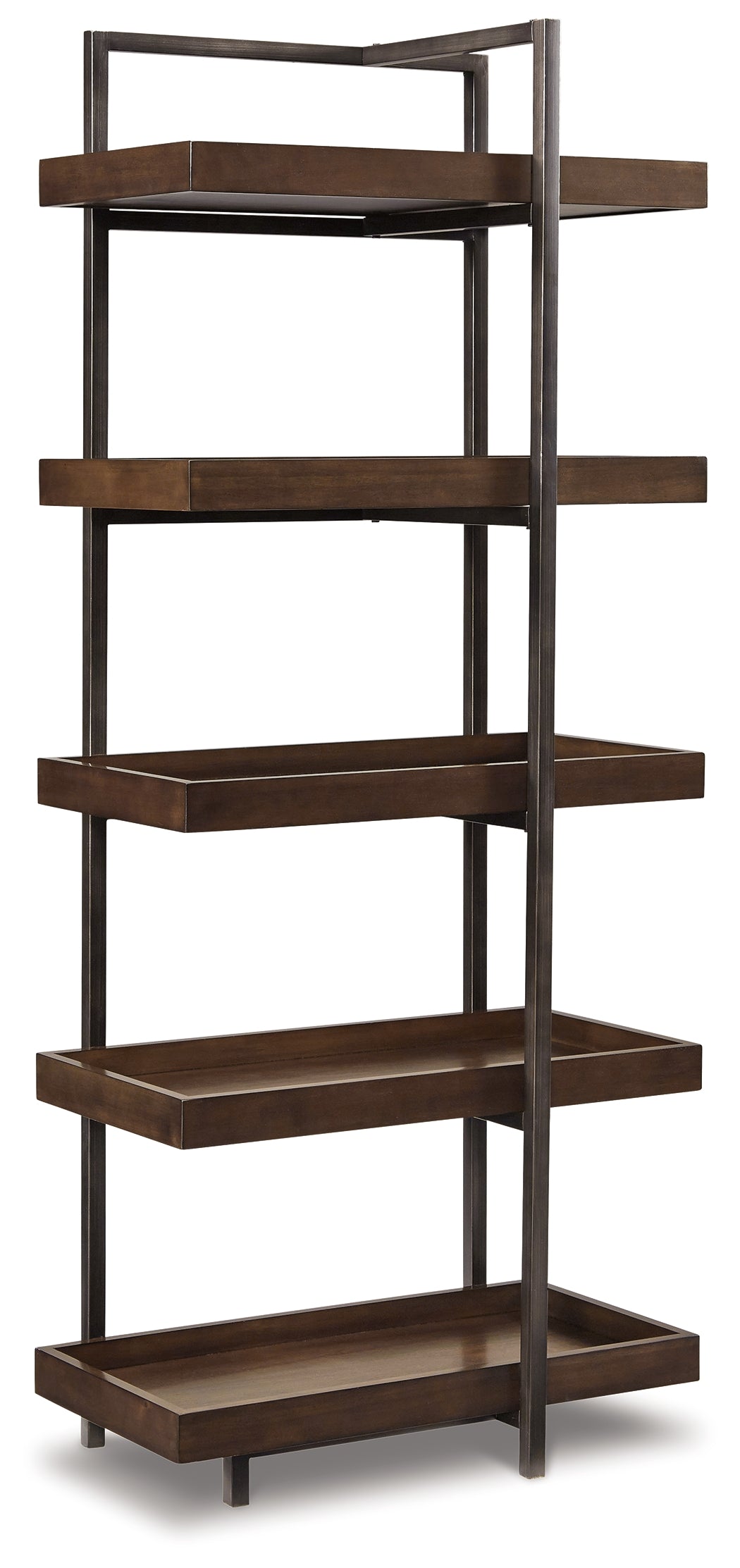 Myers Furniture Outlet - Ashley Furniture - Starmore Entertainment Center - Left or Right Pier / Brown/Gunmetal - W633-34