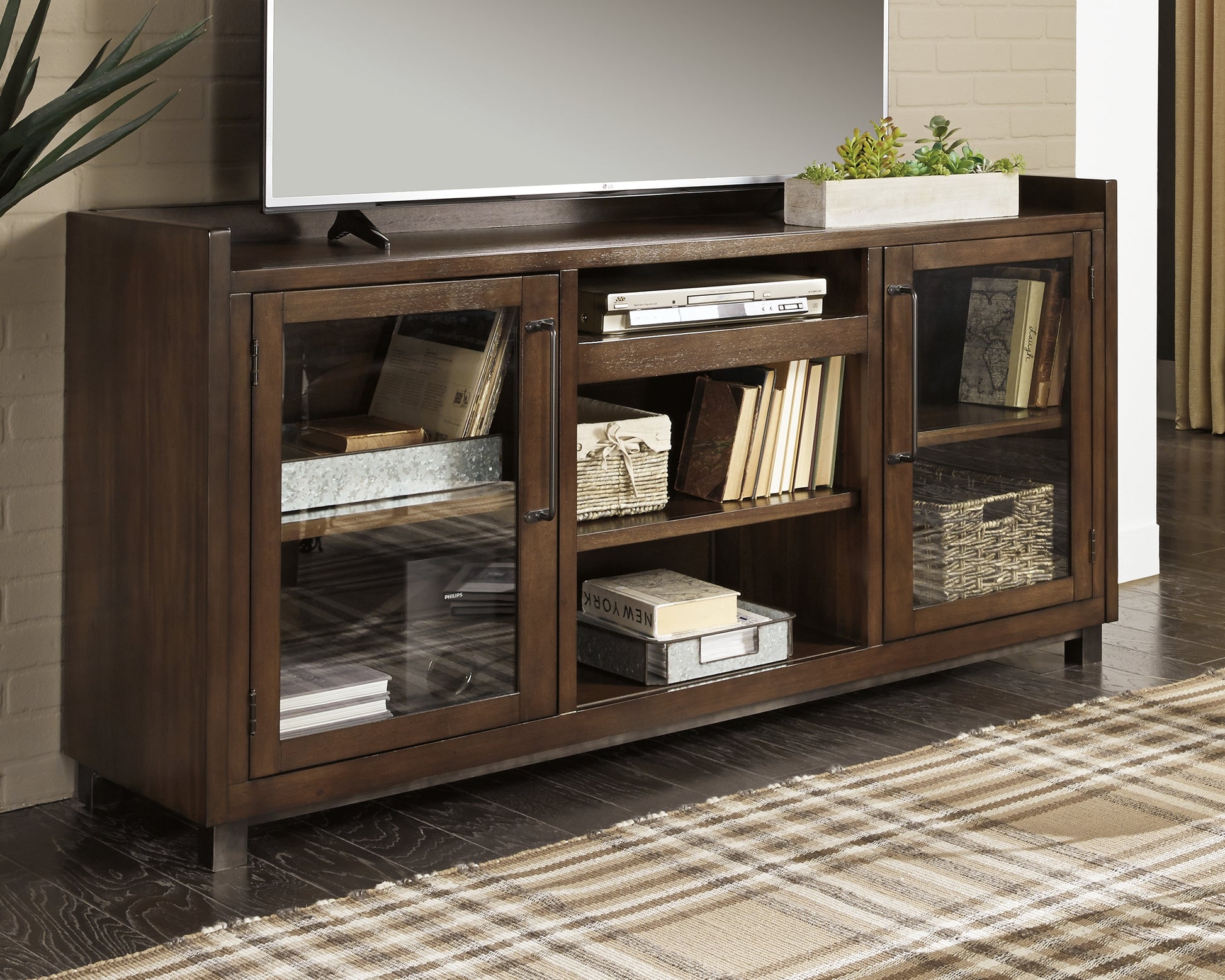 Myers Furniture Outlet - Ashley Furniture - Starmore 70" TV Stand - 70" / Brown - W633-68